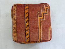 Load image into Gallery viewer, kilim pouf,
moroccan pouf,
pouf ottoman cover,
kilim ottoman,
Kilim Pillow
