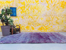 Load image into Gallery viewer, rugs for bedroom, boucherouite rug, boucherouite rug, moroccan area rug, 7x11 vintage rug, Moroccan Runner, Moroccan Rugs, moroccan rug vintage, Berber Teppich, Vintage Carpet, handmade rug, boho rug, pink rug