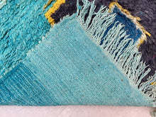 Load image into Gallery viewer, vintage decor, oriental rug, Vintage Rag Rug, Boho Decor, Moroccan rug, Vintage Moroccan Rug, shag Rug, Vintage Wool Rug, runner rug, berber, Moroccan Rug, Moroccan Rug, Vintage Rug