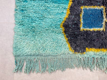 Load image into Gallery viewer, vintage decor, oriental rug, Vintage Rag Rug, Boho Decor, Moroccan rug, Vintage Moroccan Rug, shag Rug, Vintage Wool Rug, runner rug, berber, Moroccan Rug, Moroccan Rug, Vintage Rug