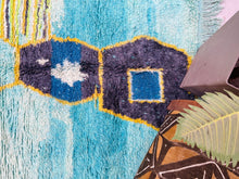 Load image into Gallery viewer, vintage decor, oriental rug, Vintage Rag Rug, Boho Decor, Moroccan rug, Vintage Moroccan Rug, shag Rug, Vintage Wool Rug, runner rug, berber, Moroccan Rug, Moroccan Rug, Vintage Rug