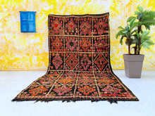 Load image into Gallery viewer, Morocco rug, Vintage Area Rug, Handwoven rug, oriental rug, Handmade Rug, 7x12 vintage rug, vintage rug, wool berber rug, abstract rug, rug rugs, Vintage rug, rugs for bedroom
