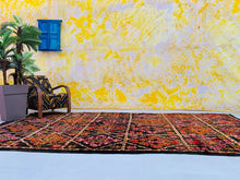 Load image into Gallery viewer, Morocco rug, Vintage Area Rug, Handwoven rug, oriental rug, Handmade Rug, 7x12 vintage rug, vintage rug, wool berber rug, abstract rug, rug rugs, Vintage rug, rugs for bedroom