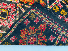 Load image into Gallery viewer, Morocco rug, Vintage Area Rug, Handwoven rug, oriental rug, Handmade Rug, 7x12 vintage rug, vintage rug, wool berber rug, abstract rug, rug rugs, Vintage rug, rugs for bedroom