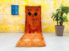 Load image into Gallery viewer, Moroccan Runner Rug 4x13 - G1841, Runner, The Wool Rugs, The Wool Rugs, 