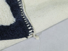 Load image into Gallery viewer, Black and White Modern Abstract Moroccan Wool Carpet, Custom rugs, The Wool Rugs, The Wool Rugs, 
