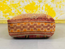 Load image into Gallery viewer, Floor Cushion,  Moroccan Decor,  Home and Living,  Antique Decor Square Pouf, Outdoor Pouf, Pet Bed,
