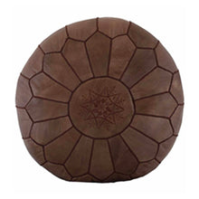 Load image into Gallery viewer, Our Authentic Handmade Moroccan Leather Pouffe Collection , Moroccan POUF **70% OFF**, Leather pouf, The Wool Rugs, The Wool Rugs, Shop Authentic Handmade Moroccan Leather Pouffes - High-Quality Collection
