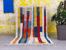 Load image into Gallery viewer, Beni ourain rug 5x8 - B474, Rugs, The Wool Rugs, The Wool Rugs, 
