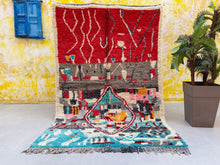 Load image into Gallery viewer, Azilal rug 5x8 - A80, Azilal rugs, The Wool Rugs, The Wool Rugs, 
