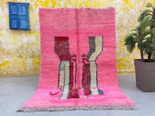 Load image into Gallery viewer, Beni Ourain rug 5x8 - BO220, Rugs, The Wool Rugs, The Wool Rugs, 