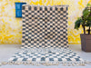 Checkered Beni ourain Rug 6x9 - CH59