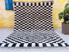 Checkered Beni ourain rug 8x12 - CH74