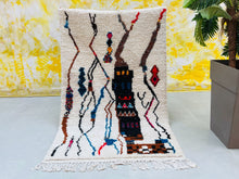 Load image into Gallery viewer, Beni ourain rug 3x5 - B25, Beni ourain, The Wool Rugs, The Wool Rugs, 