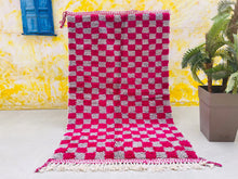 Load image into Gallery viewer, Checkered beni ourain rug 5x8 - CH78, Rugs, The Wool Rugs, The Wool Rugs, 
