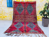 Vintage Moroccan rug 6x10 - V7