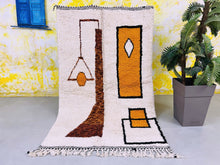 Load image into Gallery viewer, Beni ourain rug 5x8 - B632, Rugs, The Wool Rugs, The Wool Rugs, 