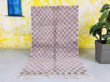 Load image into Gallery viewer, Checkered Rug 5x8 - CH26, Checkered rug, The Wool Rugs, The Wool Rugs, 
