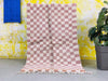 Checkered beni ourain rug 5x8 - CH85