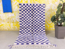 Load image into Gallery viewer, Checkerd beni ourain rug 4x8 - CH88, Rugs, The Wool Rugs, The Wool Rugs, 