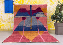 Load image into Gallery viewer, Boujad rug 6x10 - BO496, Rugs, The Wool Rugs, The Wool Rugs, 
