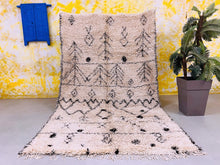 Load image into Gallery viewer, Vintage Beni Ourain rug 6x10 - V436, Rugs, The Wool Rugs, The Wool Rugs, 