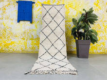 Load image into Gallery viewer, Beni ourain runner 3x9 - B801, Rugs, The Wool Rugs, The Wool Rugs, 
