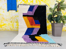 Load image into Gallery viewer, Beni ourain rug 4x8 - B849, Rugs, The Wool Rugs, The Wool Rugs, 
