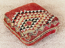 Load image into Gallery viewer, Moroccan floor cushion - S1372, Floor Cushions, The Wool Rugs, The Wool Rugs, 