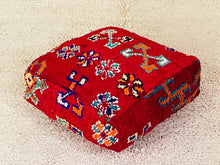 Load image into Gallery viewer, Moroccan floor cushion - S1027, Floor Cushions, The Wool Rugs, The Wool Rugs, 
