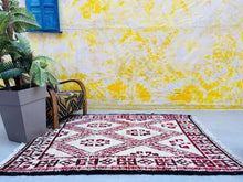 Load image into Gallery viewer, Beni ourain rug 5x7 - B492, Rugs, The Wool Rugs, The Wool Rugs, 
