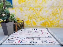 Load image into Gallery viewer, Beni ourain rug 5x6 - B496, Rugs, The Wool Rugs, The Wool Rugs, 