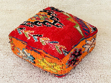 Load image into Gallery viewer, Moroccan floor pillow cover - S368, Floor Cushions, The Wool Rugs, The Wool Rugs, 
