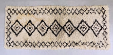 Load image into Gallery viewer, Beni ourain rug 2x6 - B471, Rugs, The Wool Rugs, The Wool Rugs, 