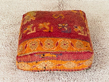 Load image into Gallery viewer, Moroccan floor cushion - S1496, Floor Cushions, The Wool Rugs, The Wool Rugs, 