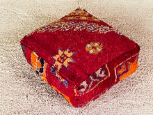 Load image into Gallery viewer, Moroccan floor pillow cover - S852, Floor Cushions, The Wool Rugs, The Wool Rugs, 