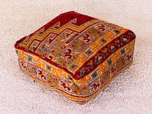 Load image into Gallery viewer, Moroccan floor cushion - S609, Floor Cushions, The Wool Rugs, The Wool Rugs, 
