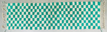 Load image into Gallery viewer, Checkered Beni ourain Rug 3x10 - CH73, Rugs, The Wool Rugs, The Wool Rugs, 
