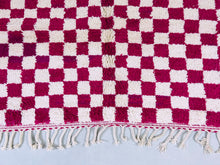 Load image into Gallery viewer, Checkered beni ourain Rug 6x9 - CH44, Checkered rug, The Wool Rugs, The Wool Rugs, 