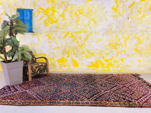 Load image into Gallery viewer, Vintage Moroccan rug 6x11 - V18, Rugs, The Wool Rugs, The Wool Rugs, 