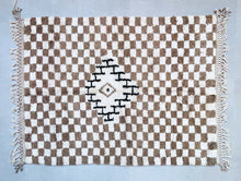 Load image into Gallery viewer, Beni ourain rug 6x9 - B263, Beni ourain, The Wool Rugs, The Wool Rugs, 