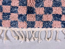 Load image into Gallery viewer, Checkered Beni ourain Rug 5x8 - CH4, Checkered rug, The Wool Rugs, The Wool Rugs, 
