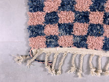 Load image into Gallery viewer, Checkered Beni ourain Rug 5x8 - CH4, Checkered rug, The Wool Rugs, The Wool Rugs, 