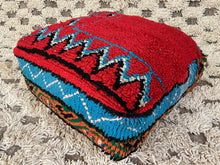 Load image into Gallery viewer, Moroccan floor pillow cover - S185, Floor Cushions, The Wool Rugs, The Wool Rugs, 
