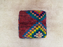 Load image into Gallery viewer, Moroccan floor pillow cover - S920, Floor Cushions, The Wool Rugs, The Wool Rugs, 