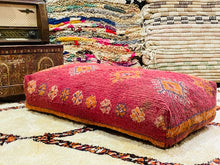 Load image into Gallery viewer, Moroccan floor pillow cover -S1666, Floor Cushions, The Wool Rugs, The Wool Rugs, 
