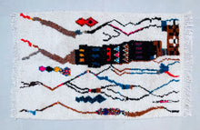 Load image into Gallery viewer, Beni ourain rug 3x5 - B25, Beni ourain, The Wool Rugs, The Wool Rugs, 