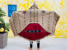 Load image into Gallery viewer, Antique Moroccan clothing 6x4 -MC2, Moroccan Clothing, The Wool Rugs, The Wool Rugs, Antique Moroccan clothing  6.7 x 4.8 ft