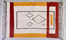 Load image into Gallery viewer, Beni ourain rug 4x7 - B542, Rugs, The Wool Rugs, The Wool Rugs, 