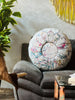 Moroccan Ottoman Leather Pouf (Unstuffed) - 70% off at The Wool Rugs